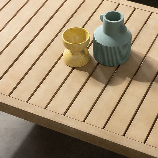 Gartenmöbelset Belpasso, Geflecht, FSC Eukalyptusholz, Teak-Optik, hellbeige