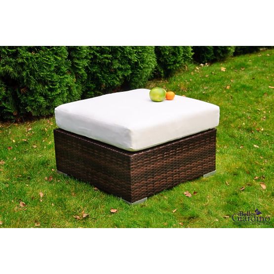 Gartenpouf aus Technorattan