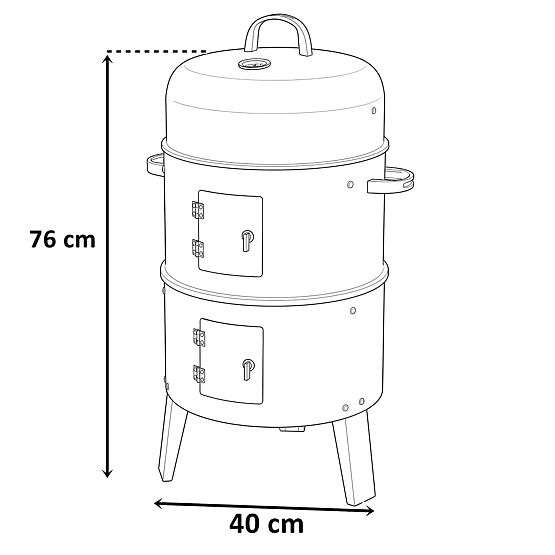 Gartenräucherofen Grillofen FUMARO