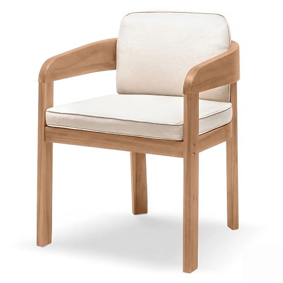 Gartenstuhl Satori Akazienholz FSC, Teakoptik, beige