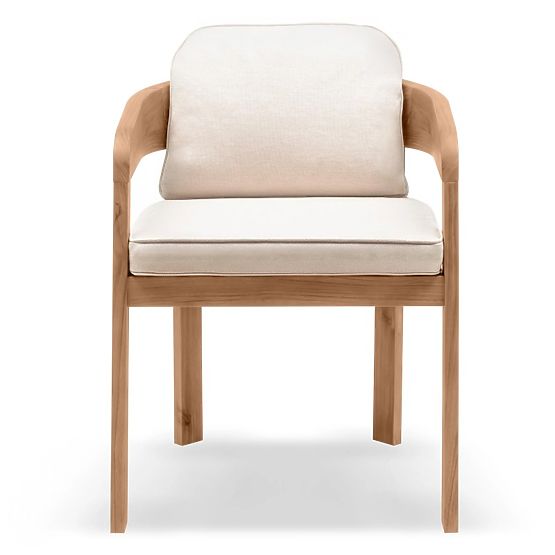 Gartenstuhl Satori Akazienholz FSC, Teakoptik, beige