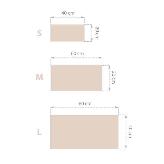 Gepolsterte Paneele Klasik - Cremefarben