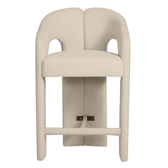 Gepolsterter Barhocker Castelo Beige