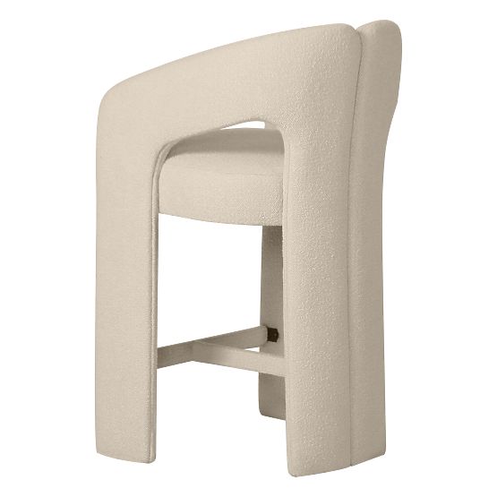 Gepolsterter Barhocker Castelo Beige