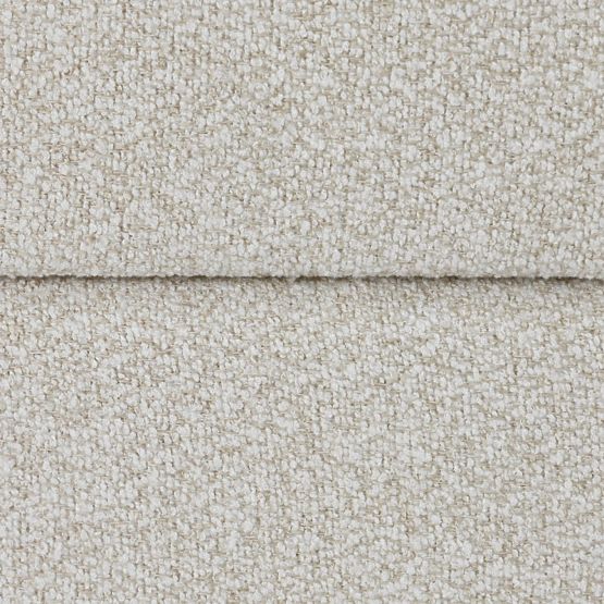 Gepolsterter Pouf Layer mit Stauraum, beige