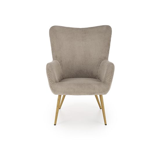 Gepolsterter Sessel AMARO - grau