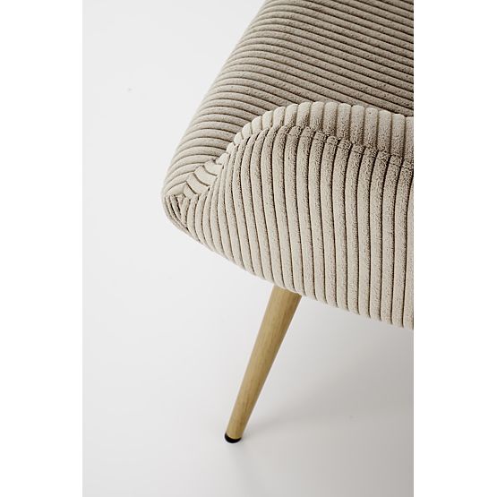 Gepolsterter Sessel AMARO - grau