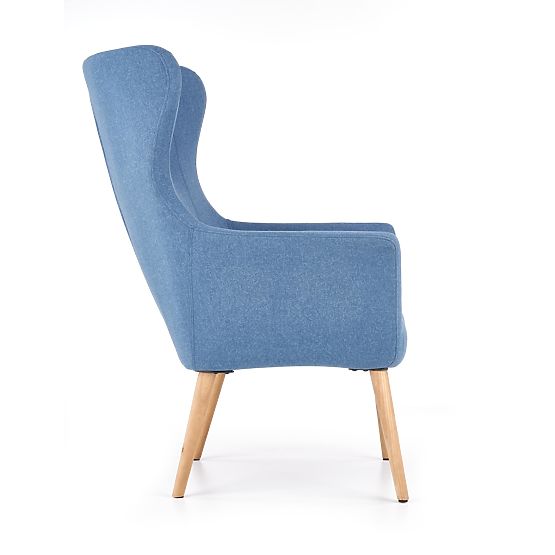 Gepolsterter Sessel COTTO - blau