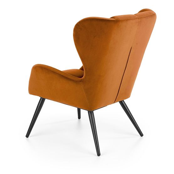 Gepolsterter Sessel Tyrion – Zimt