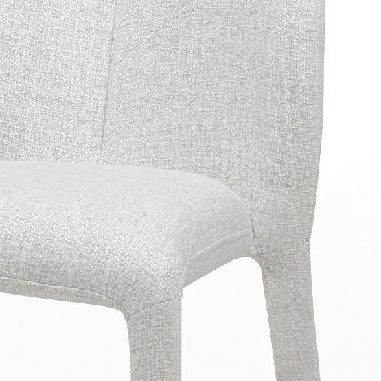 Gepolsterter Stuhl Asan, beige-grau