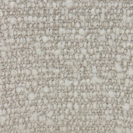 Gepolsterter Stuhl Elaine beige, runde Form