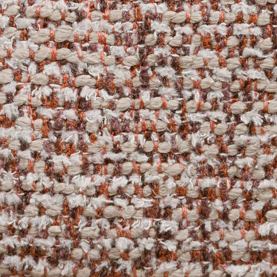 Gepolsterter Stuhl Hiroki, beige-bordeaux meliert