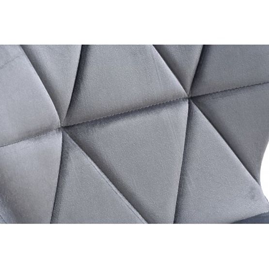 Gepolsterter Stuhl MURET VELVET Samt Graphit