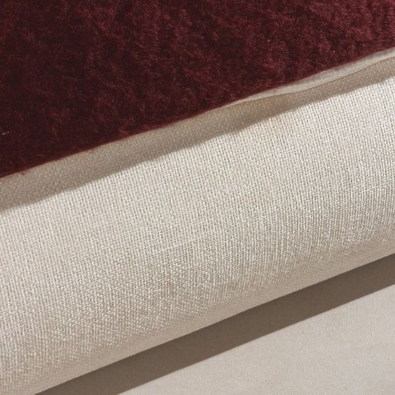 Gepolstertes Bett Lumi 160x200 cm, mit Lattenrost und Stauraum, abgerundet, hellbeige