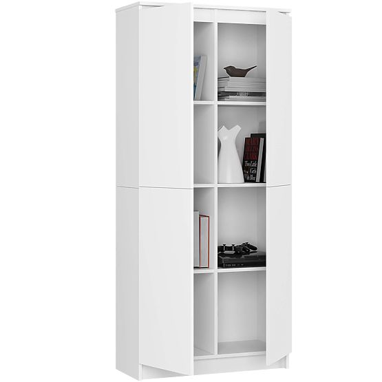 GESCHLOSSENES REGAL R80 2D 8P CLP WEISS