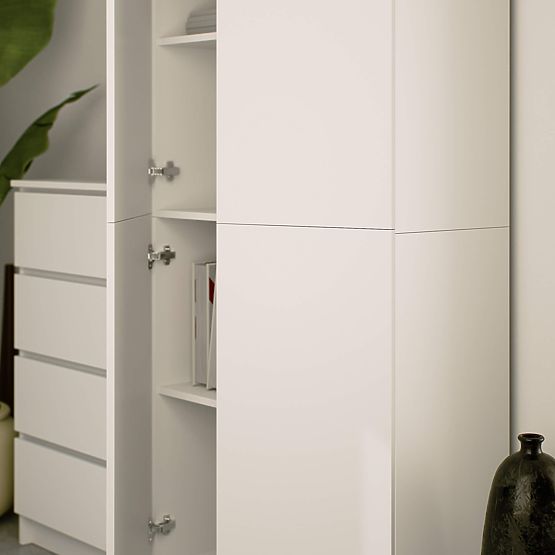GESCHLOSSENES REGAL R80 2D 8P CLP WEISS