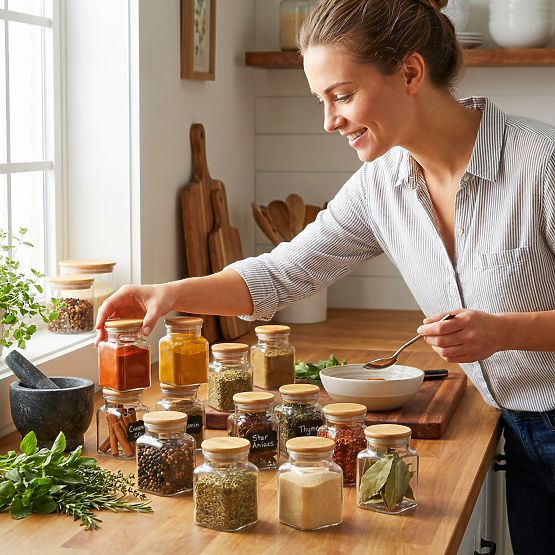 Gewürzgläser HIDALGO Set 12 Stück