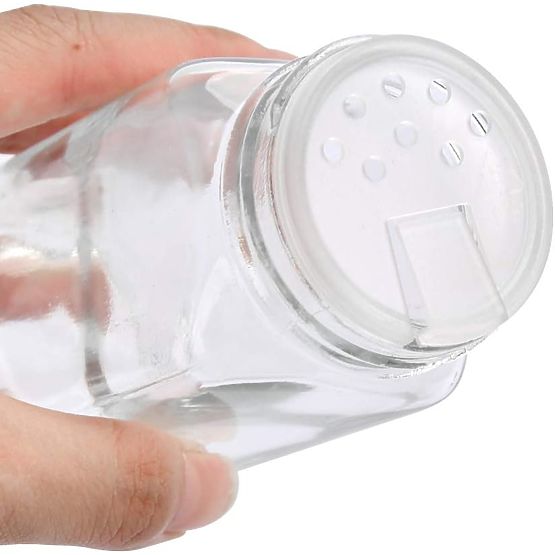 Gewürzregal ENELDO mit 24 Gläsern + 72 Etiketten