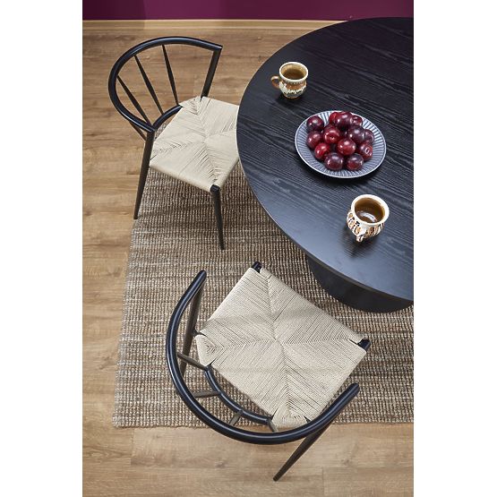 GINTER runder Tisch, schwarz (2p=1 Stk)