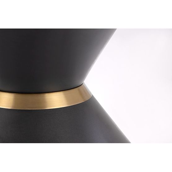 GORETTI Couchtisch weißer Marmor / schwarz (2p=1ks)