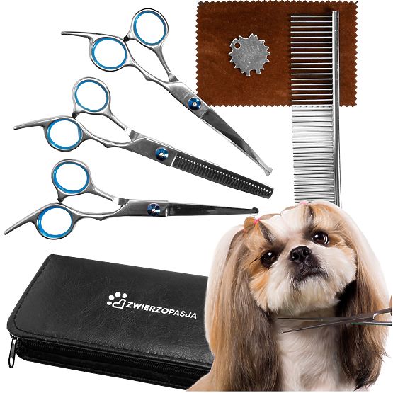 GROMMY Tierscheren-Set für Hunde und Katzen