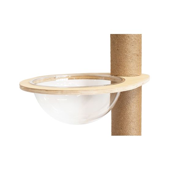 Großer Kratzbaum für Katzen Beige 255-265cm P70503