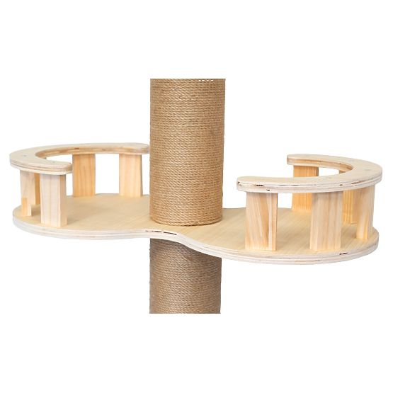 Großer Kratzbaum für Katzen Beige 255-265cm P70503