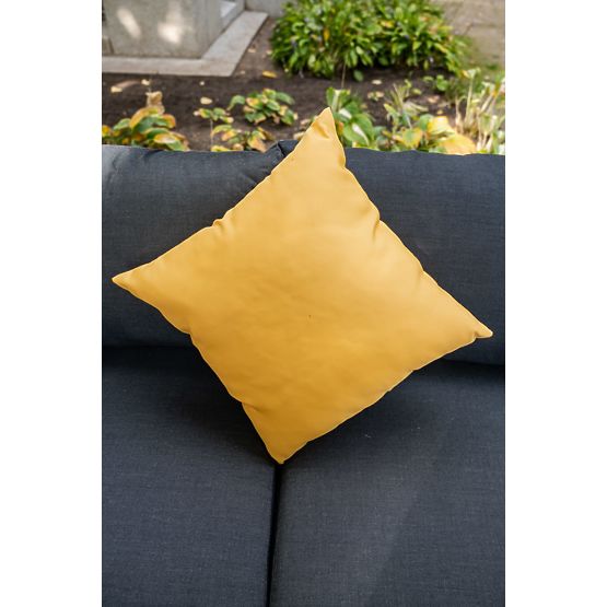 Großes Eckset aus Aluminium mit Tisch MASSIMO schwarz