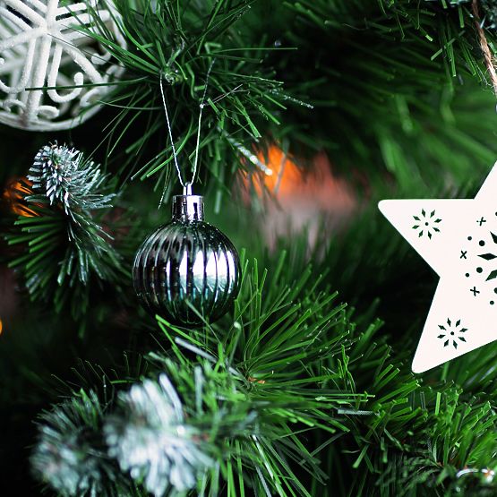 GRÜNE WEIHNACHTSKUGELN 34 STK. SYSD1688-027