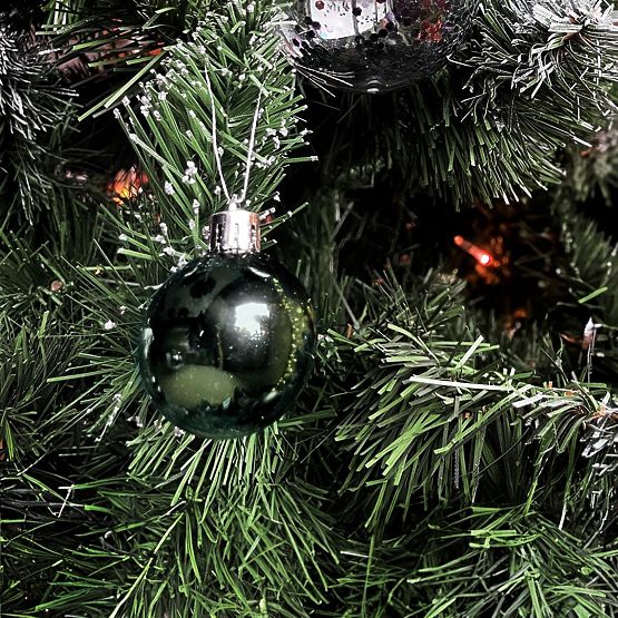 GRÜNE WEIHNACHTSKUGELN 34 STK. SYSD1688-027