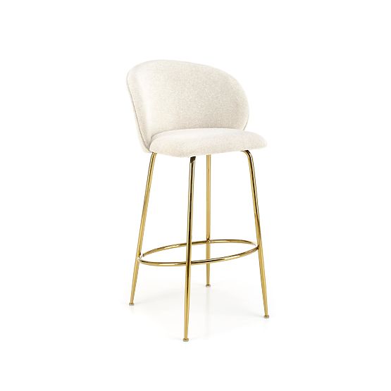 H116 Creme/Gold Barhocker (1p=2 Stk.)