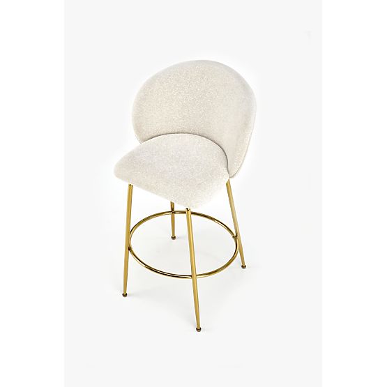 H116 Creme/Gold Barhocker (1p=2 Stk.)