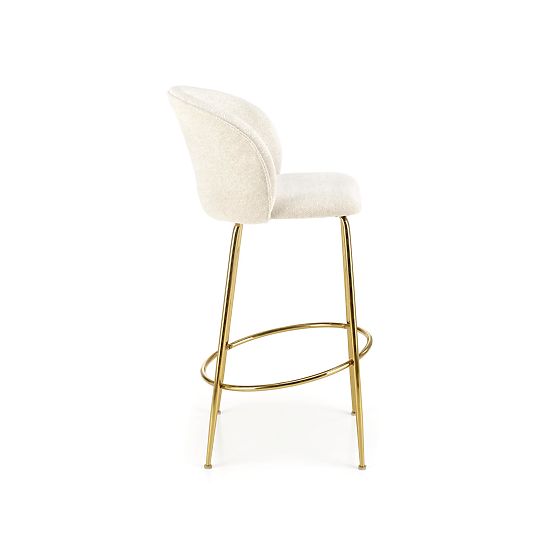 H116 Creme/Gold Barhocker (1p=2 Stk.)