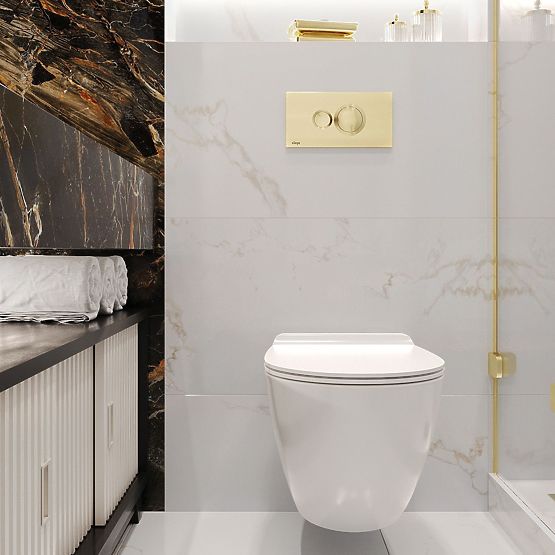 Hänge-WC-Schüssel Rea Carter N2 Rimless