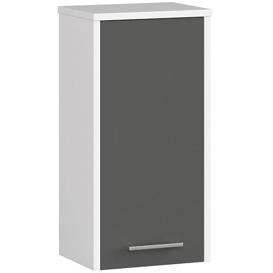 HÄNGEBADEZIMMERSCHRANK FIN W30 1T WEISS / GRAU