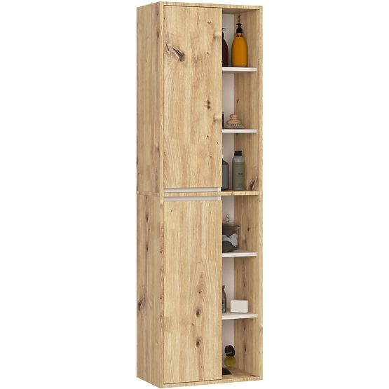 HÄNGENDER BADEZIMMERSCHRANK VAMI W50 EICHE ARTISAN / KASCHMIR