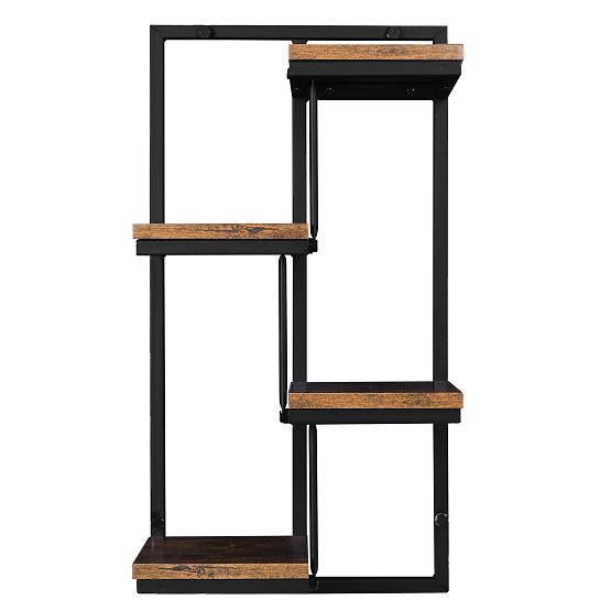Hängender Blumentopf schwarz Hagart Rustic alte Eiche