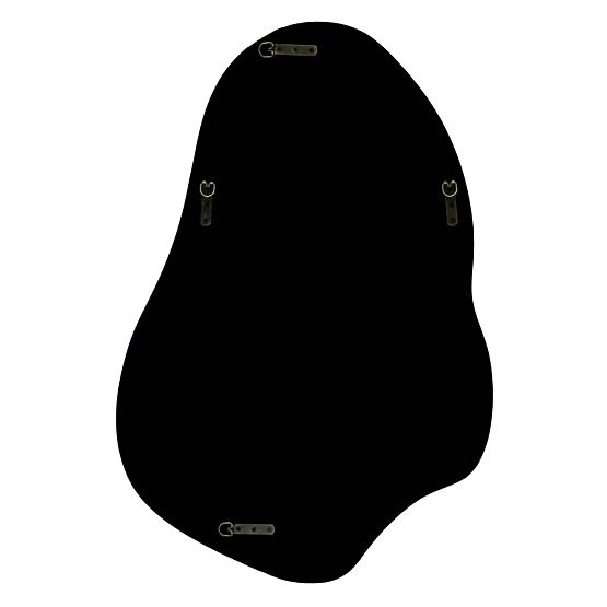 Hängespiegel Maluma, rot, glänzend