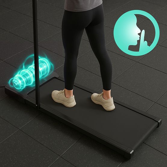 Heimlaufband mit elektrischem Halter Walking Pad Training unter dem Tisch 10 km/h ModernHome