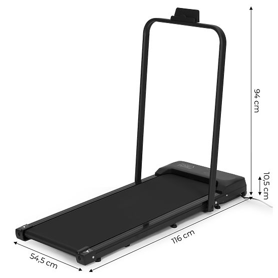 Heimlaufband mit elektrischem Halter Walking Pad Training unter dem Tisch 10 km/h ModernHome