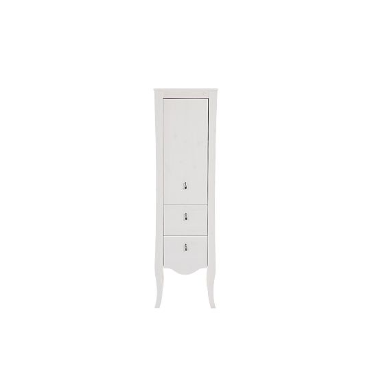 Hoher Schrank 1 Tür 2 Schubladen