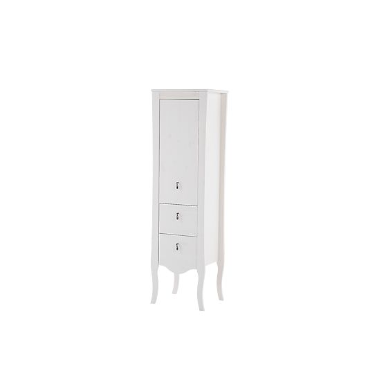 Hoher Schrank 1 Tür 2 Schubladen