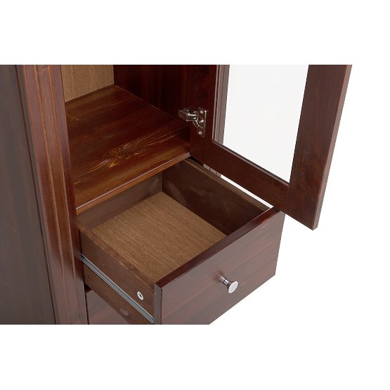 Hoher Schrank 1 Tür 4 Schubladen