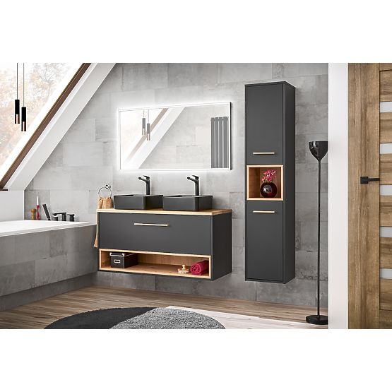 Hoher Schrank mit 2 Türen