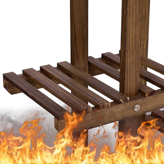 Holzblumenständer Manino 5 Ebenen