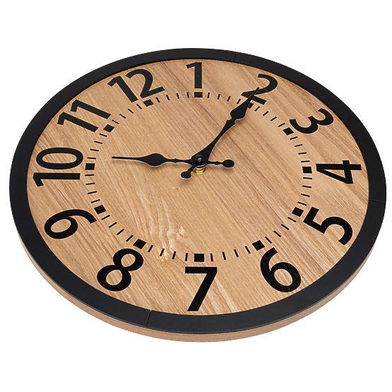 Holzwanduhr Loft ABBAS 35 cm