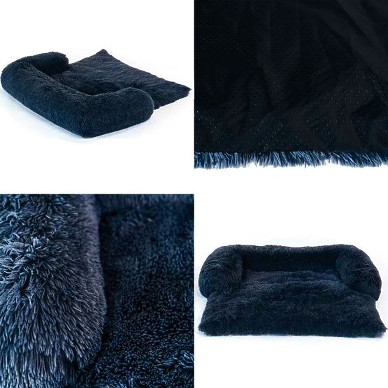 HUNDEBETT FÜR SOFA PJ-023 DUNKELBLAU XL