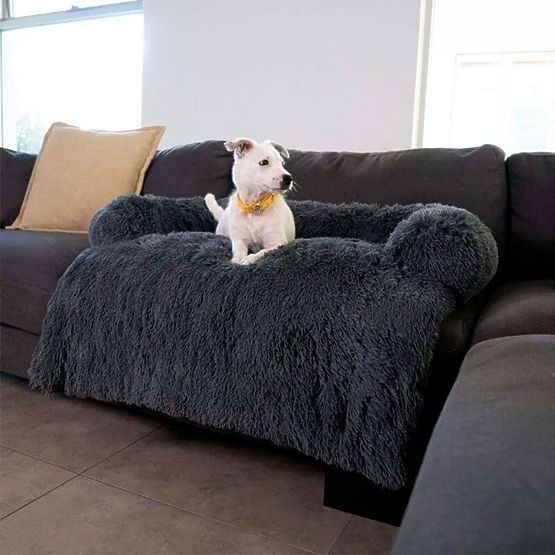 HUNDEBETT FÜR SOFA PJ-026 DUNKELGRAU L