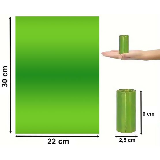 Hundekotbeutel GIZMO 400 Stück