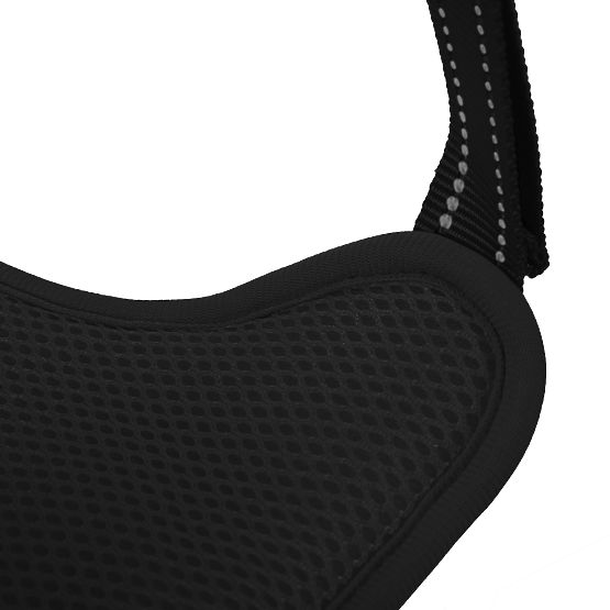 Hundeleine und Geschirr PJ-047 schwarz XS